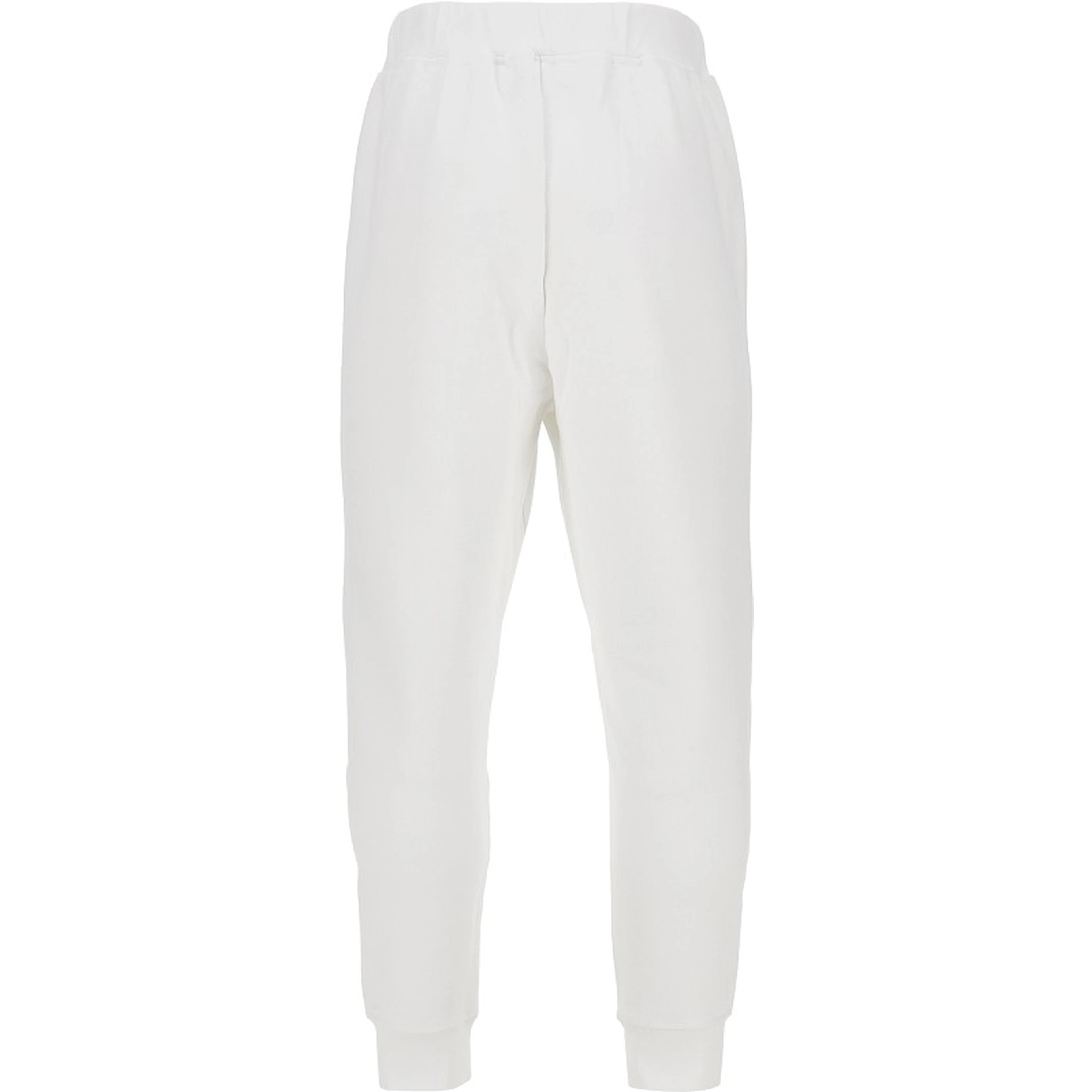 Cotton sweatpants with logo embroidery