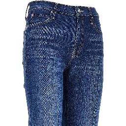 Stretch cotton denim jeans