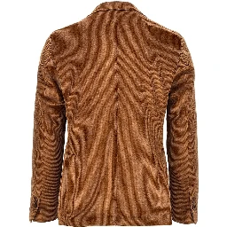 'Venezia' corduroy single-breasted jacket
