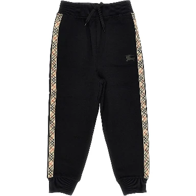 Sweatpants with Check trimmings