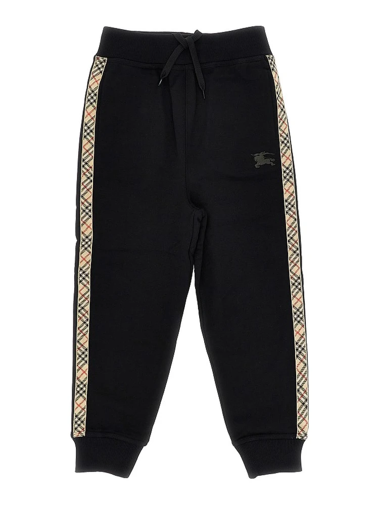 Sweatpants with Check trimmings