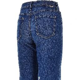 Stretch cotton denim jeans