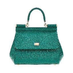 Dauphine leather small 'Sicily' bag