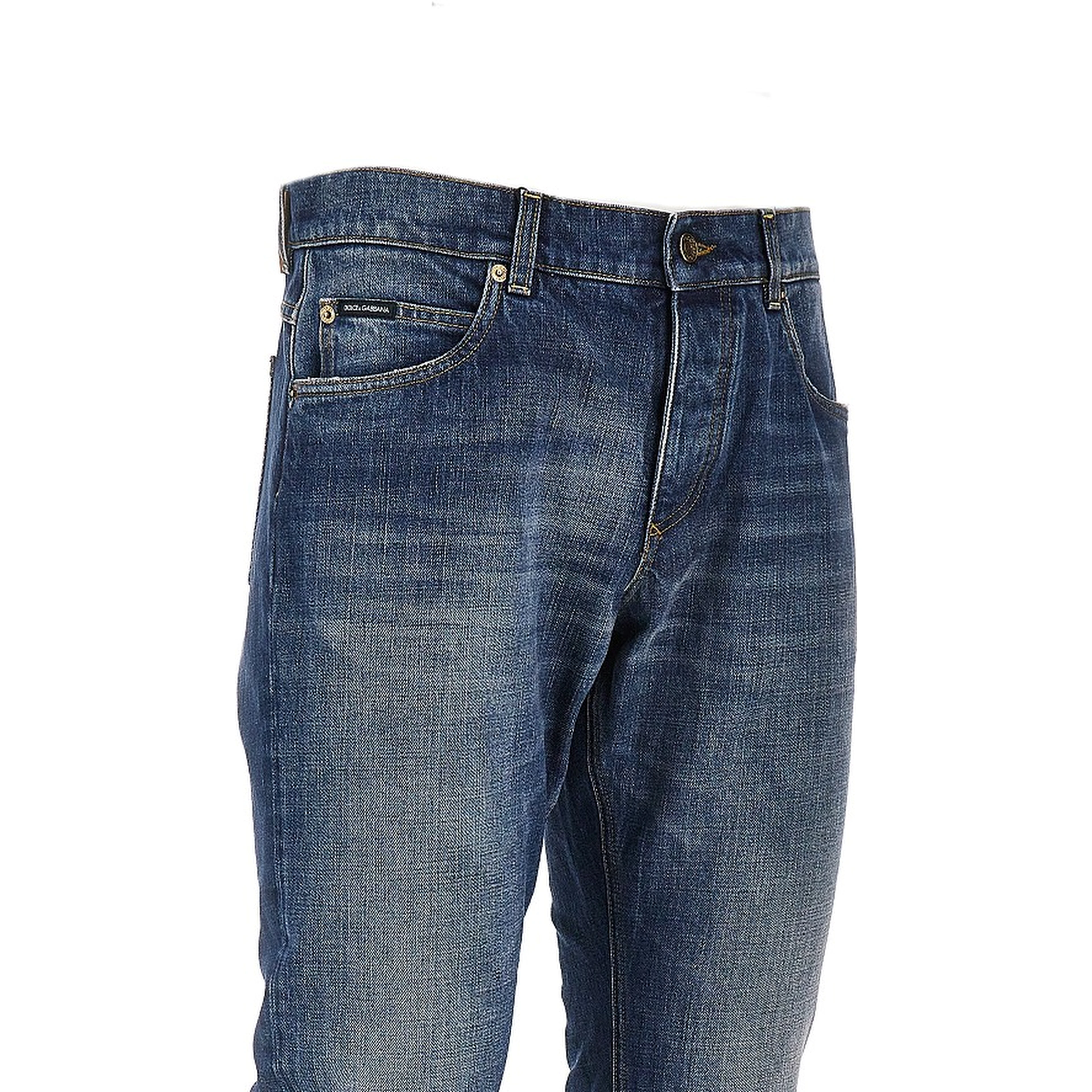 Regular Fit jeans with logo plate