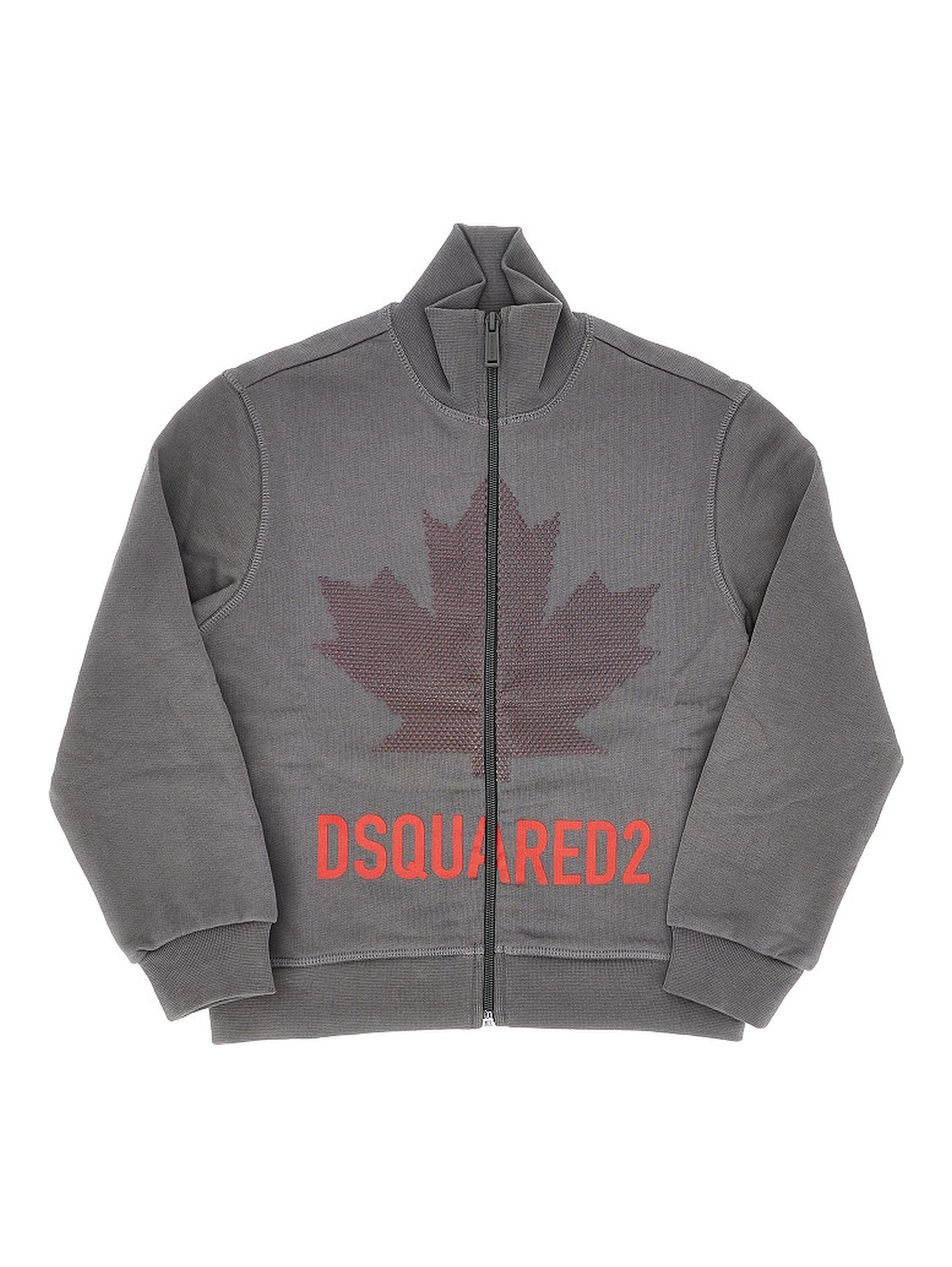 Cotton sweatshirt with logo print