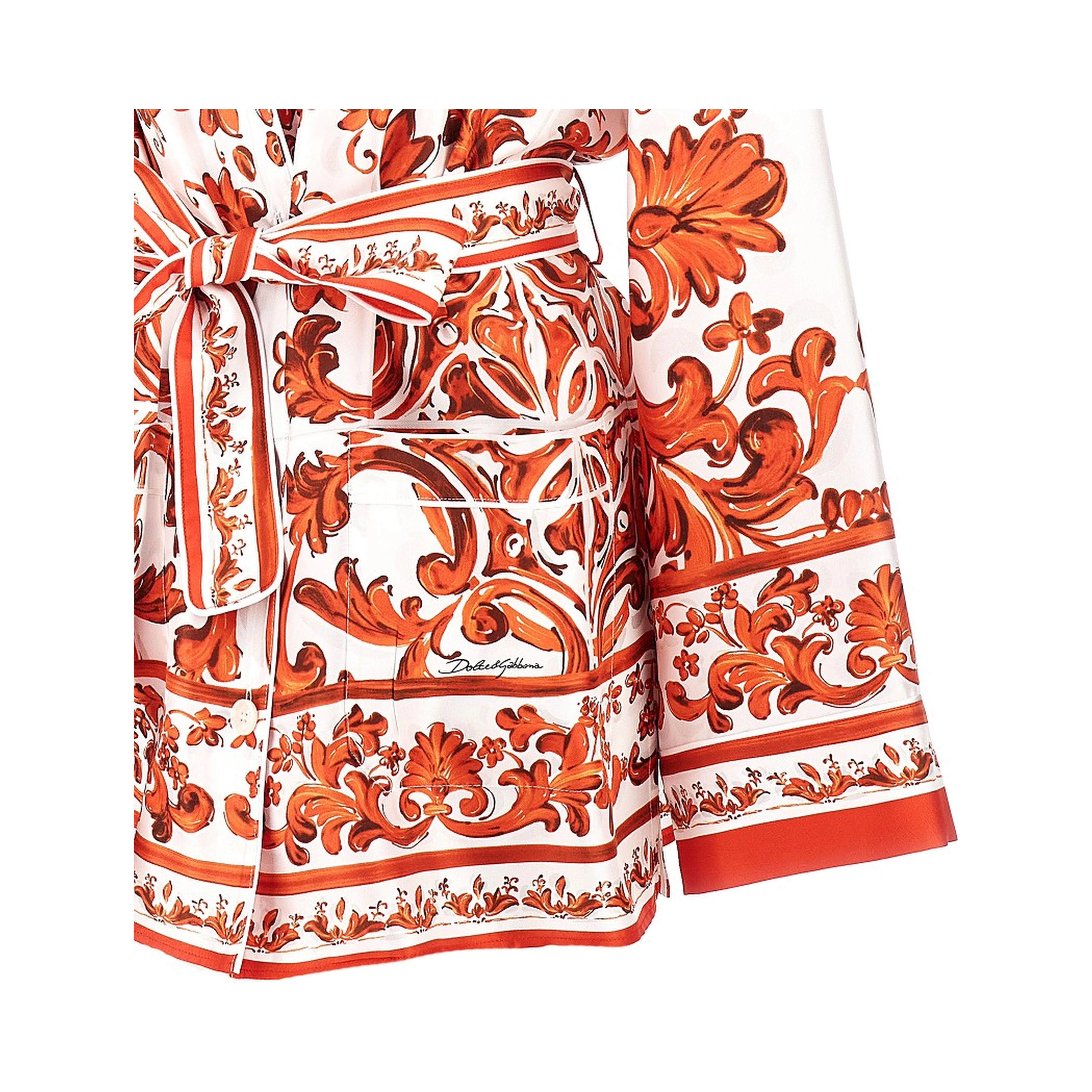 Maiolica print silk Vanity shirt