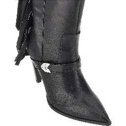 Leather 'Vane' boots