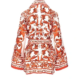 Maiolica print silk Vanity shirt