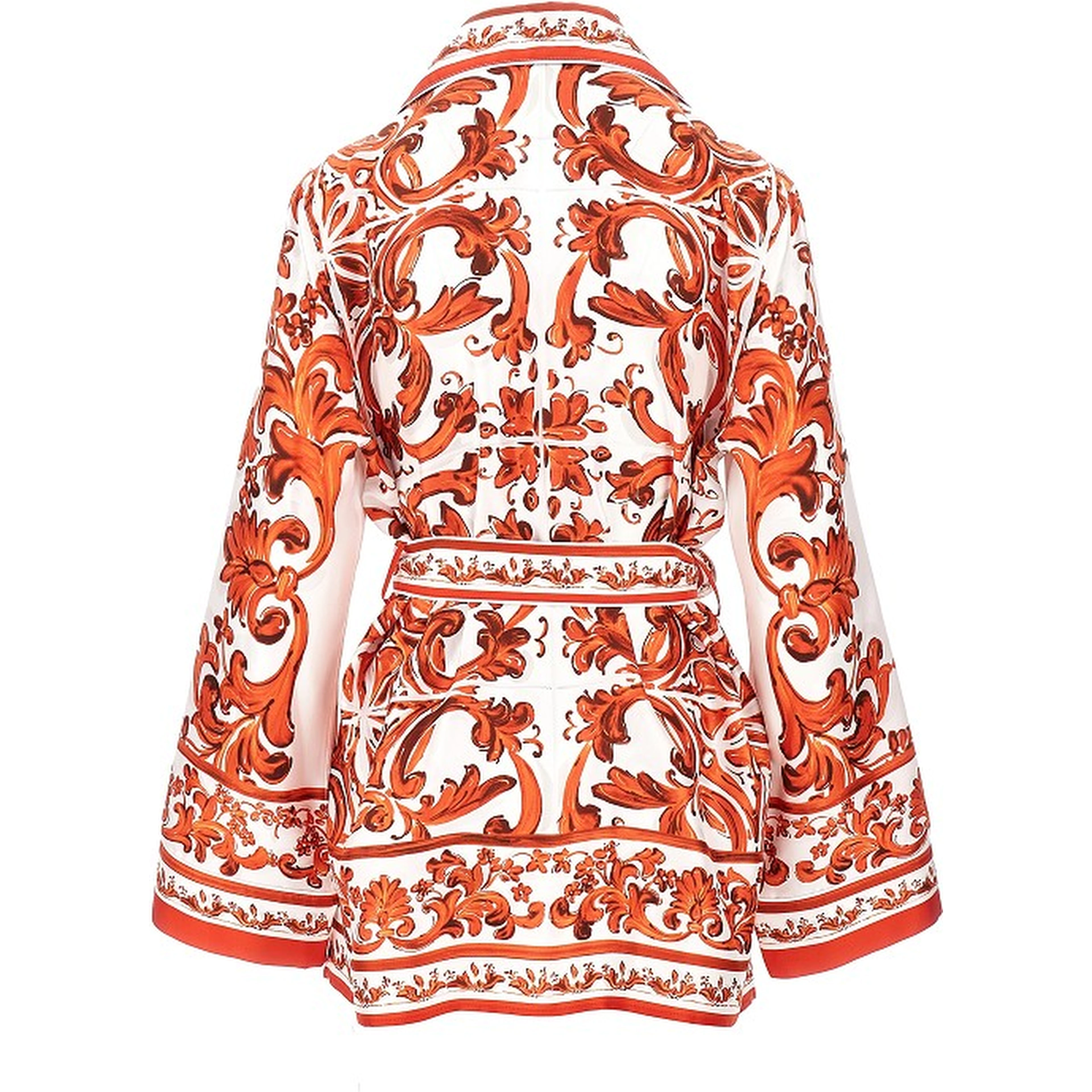 Maiolica print silk Vanity shirt