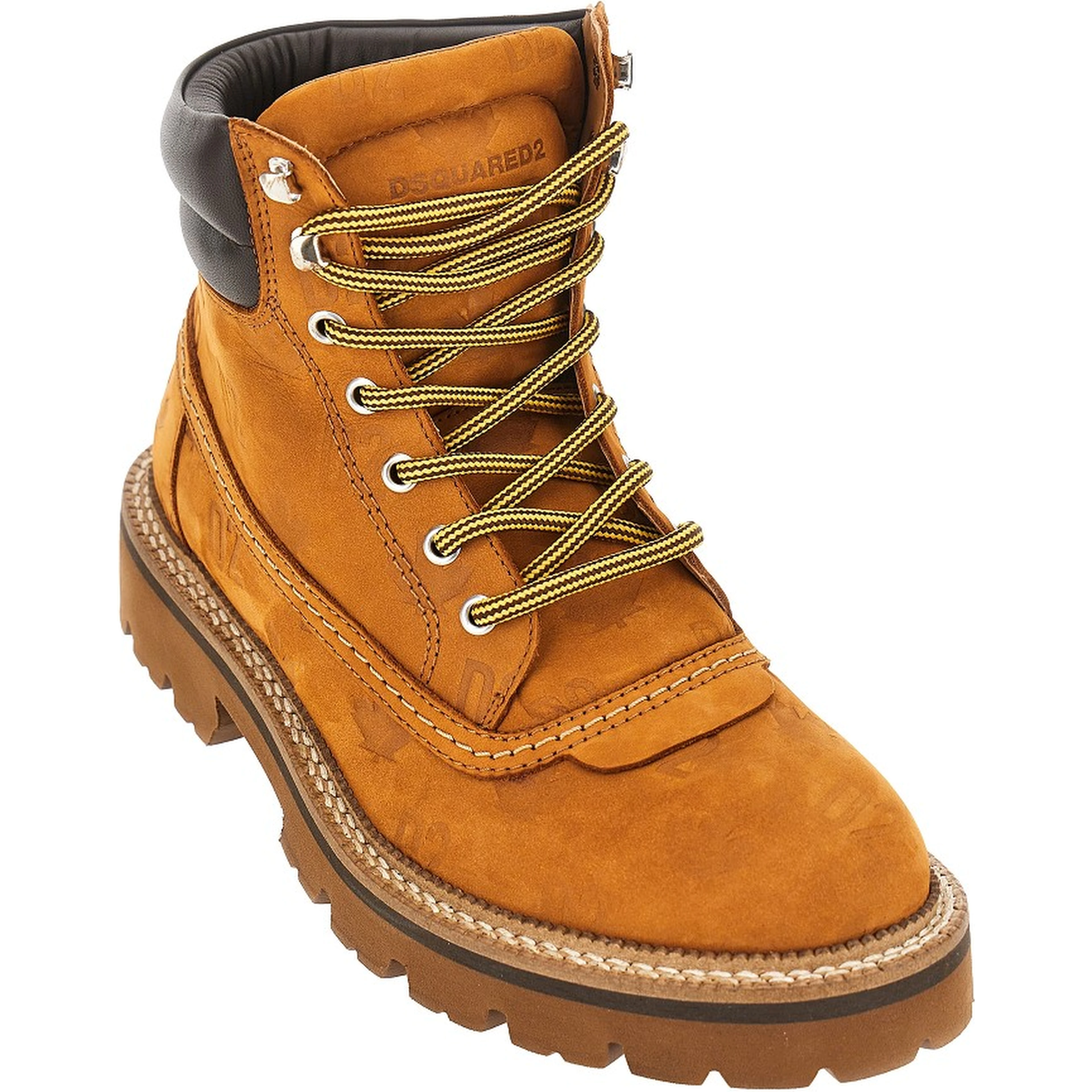 'D2 Monogram' nubuck leather boots