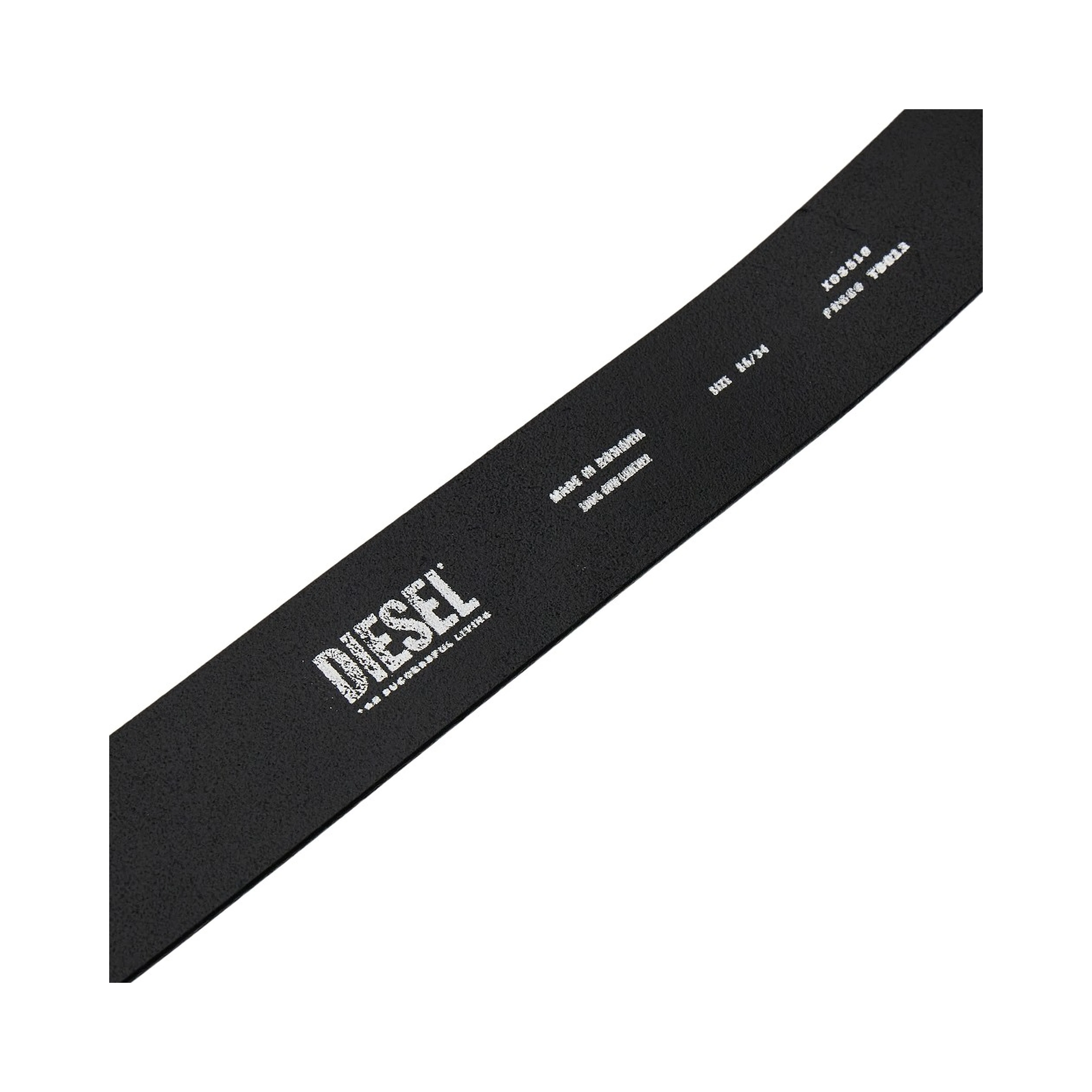 'Oval D' leather belt