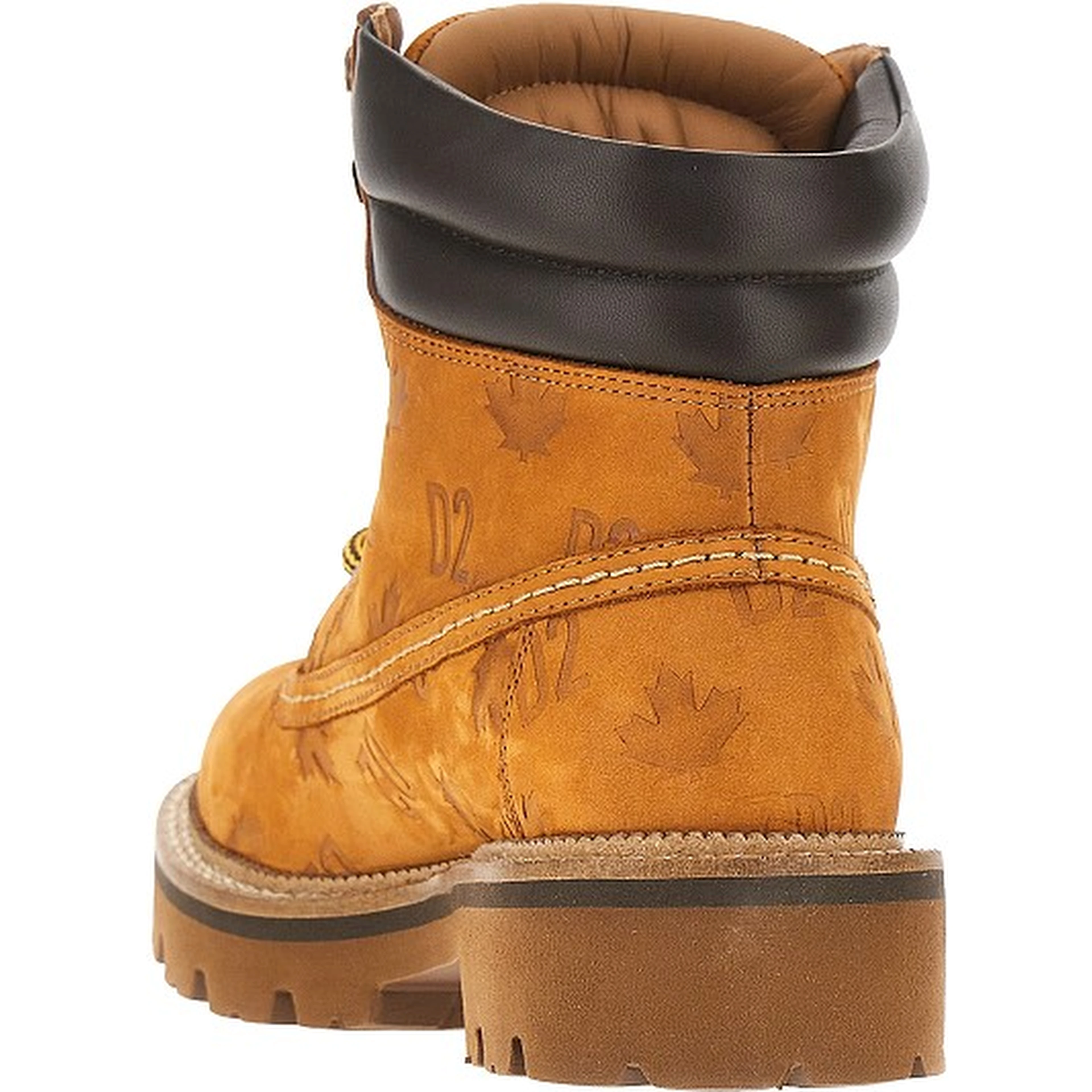 'D2 Monogram' nubuck leather boots