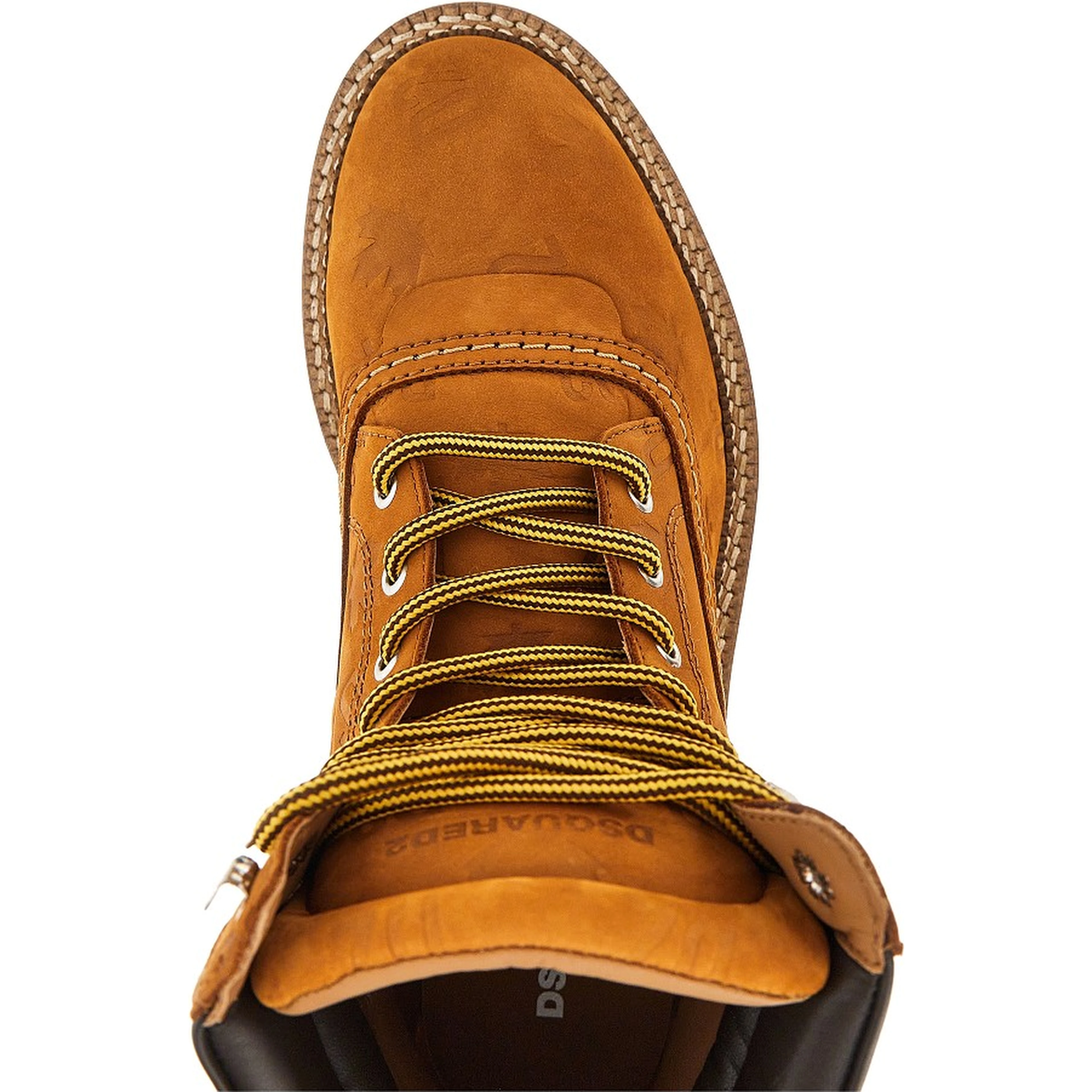 'D2 Monogram' nubuck leather boots