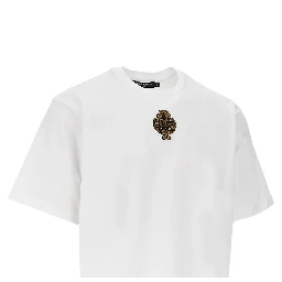Embroidered patch Boxy T-shirt