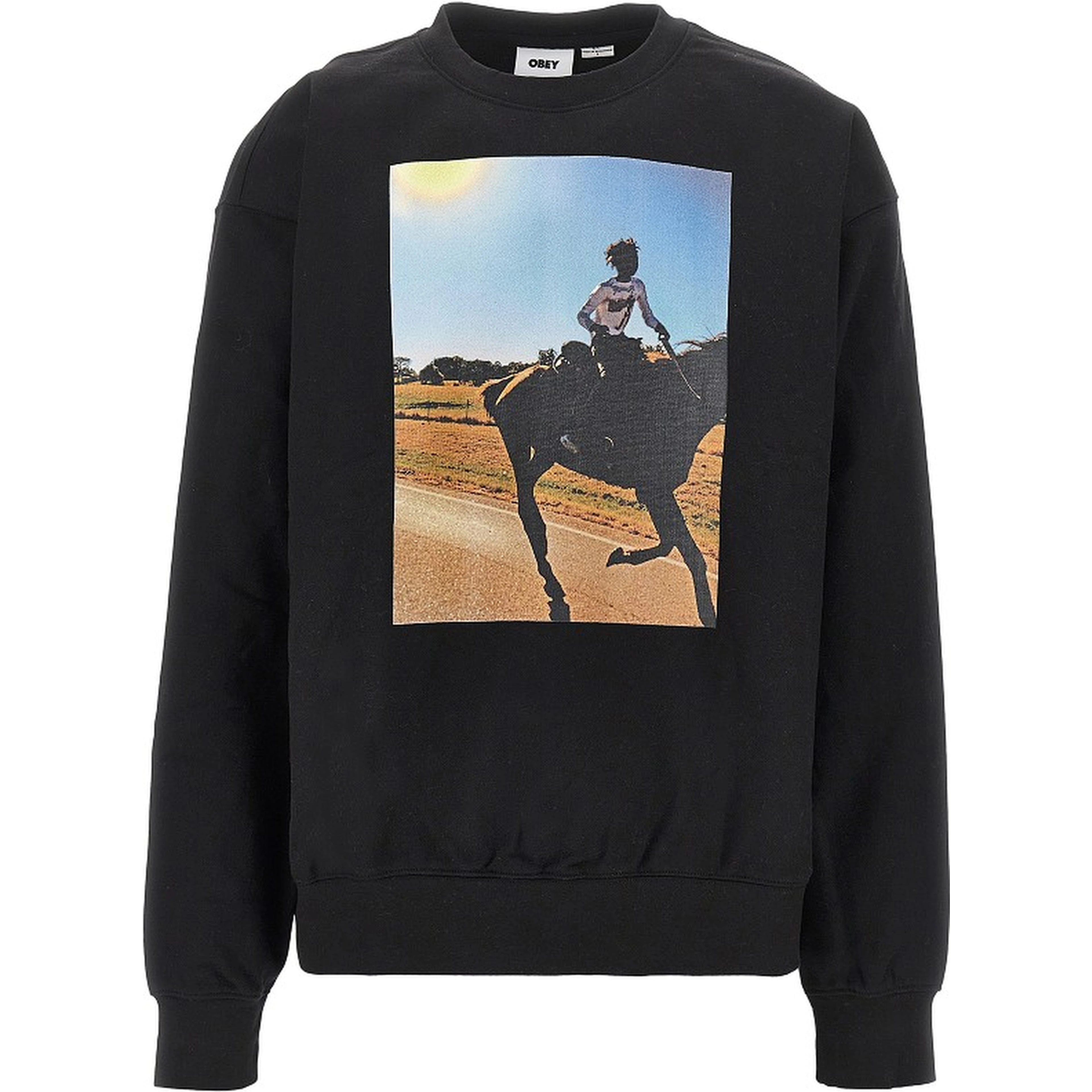 Sweatshirt with 'Trial Ride' print