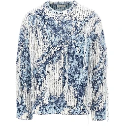 Wool-blend crewneck sweater