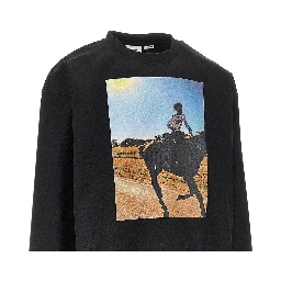 Sweatshirt with 'Trial Ride' print