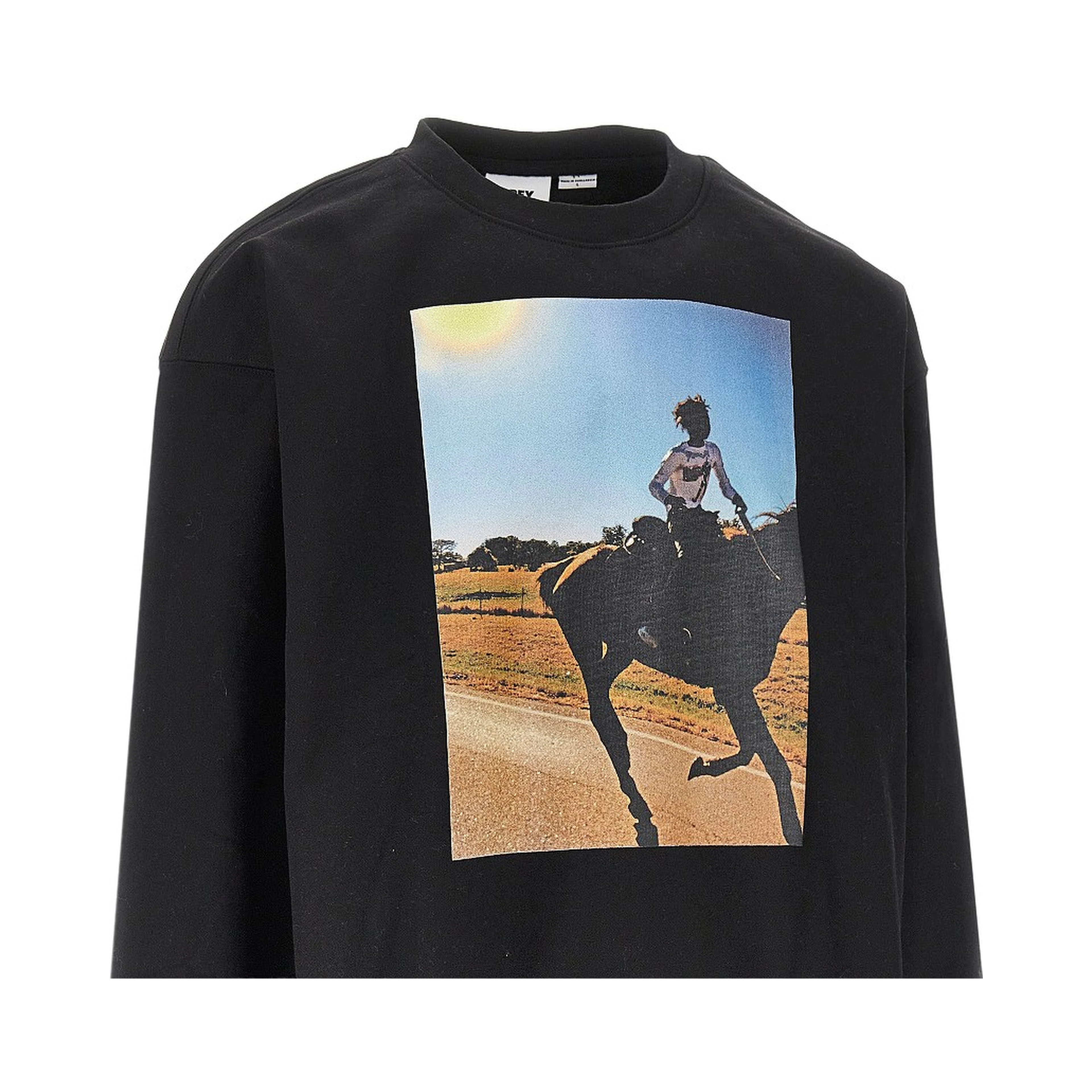 Sweatshirt with 'Trial Ride' print