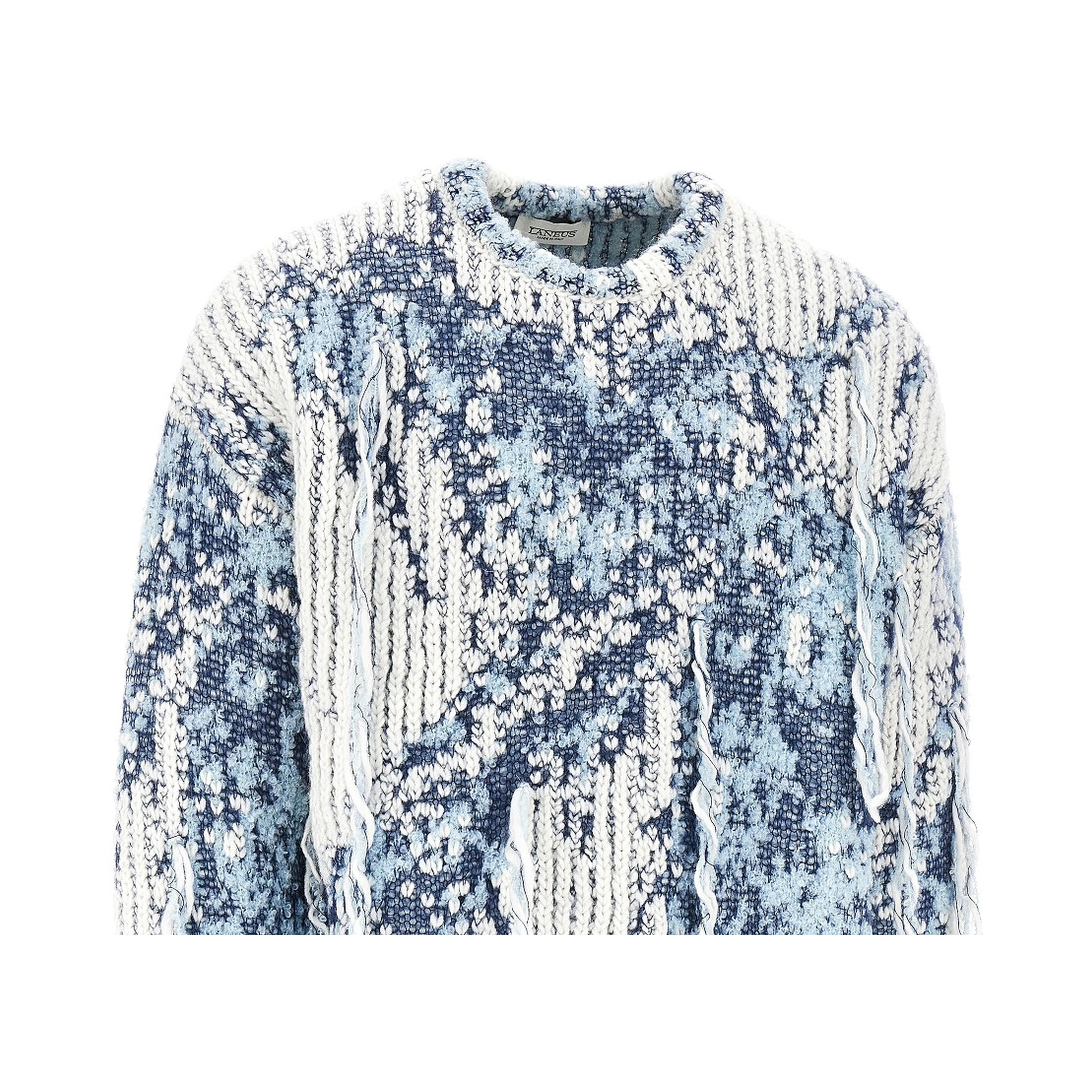 Wool-blend crewneck sweater