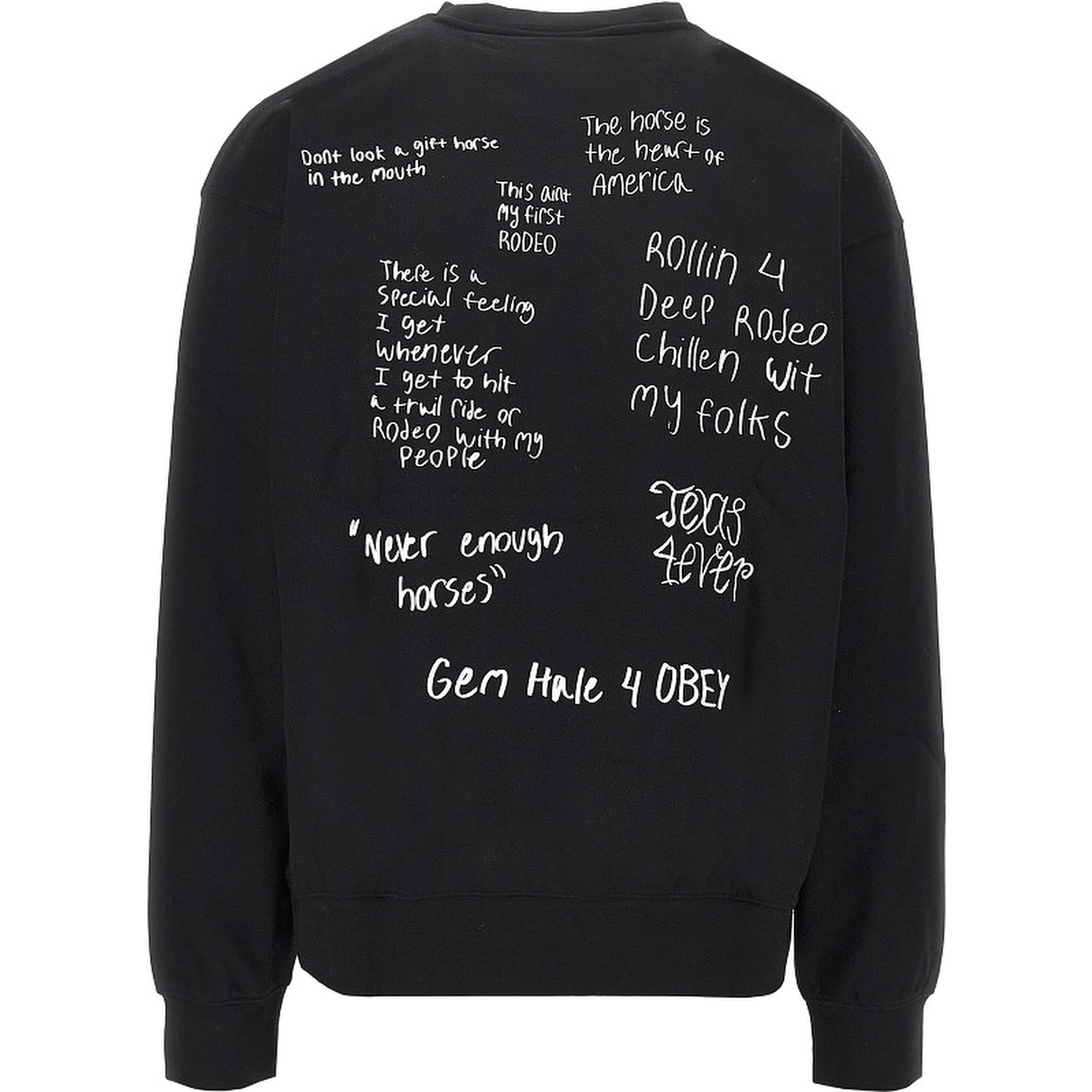 Sweatshirt with 'Trial Ride' print