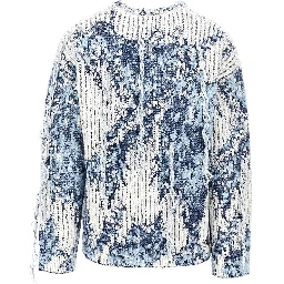 Wool-blend crewneck sweater