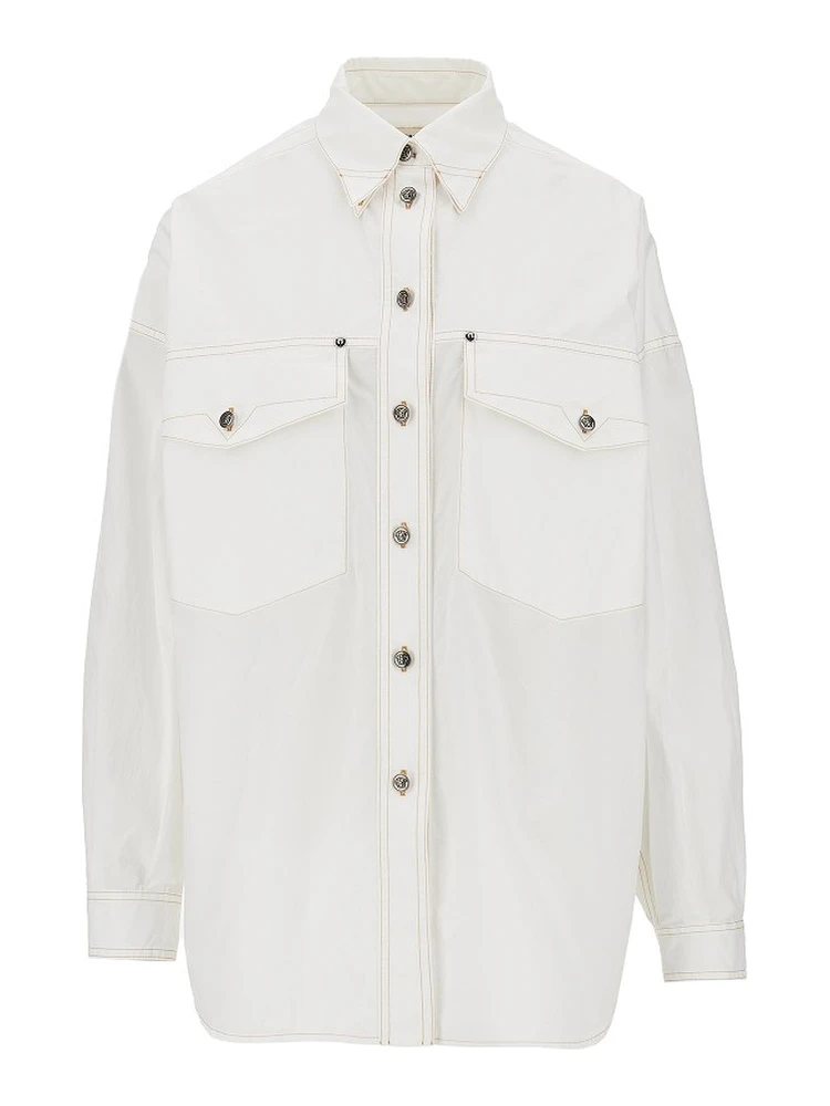 Cotton poplin shirt