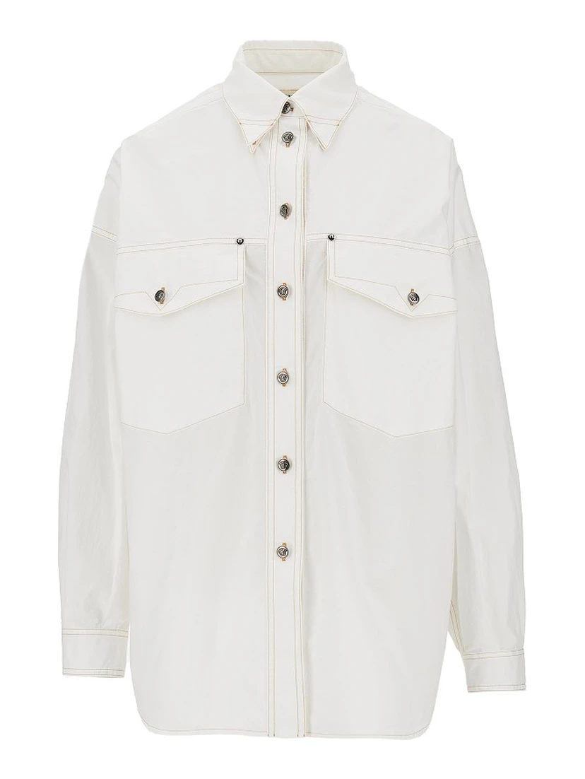 Cotton poplin shirt