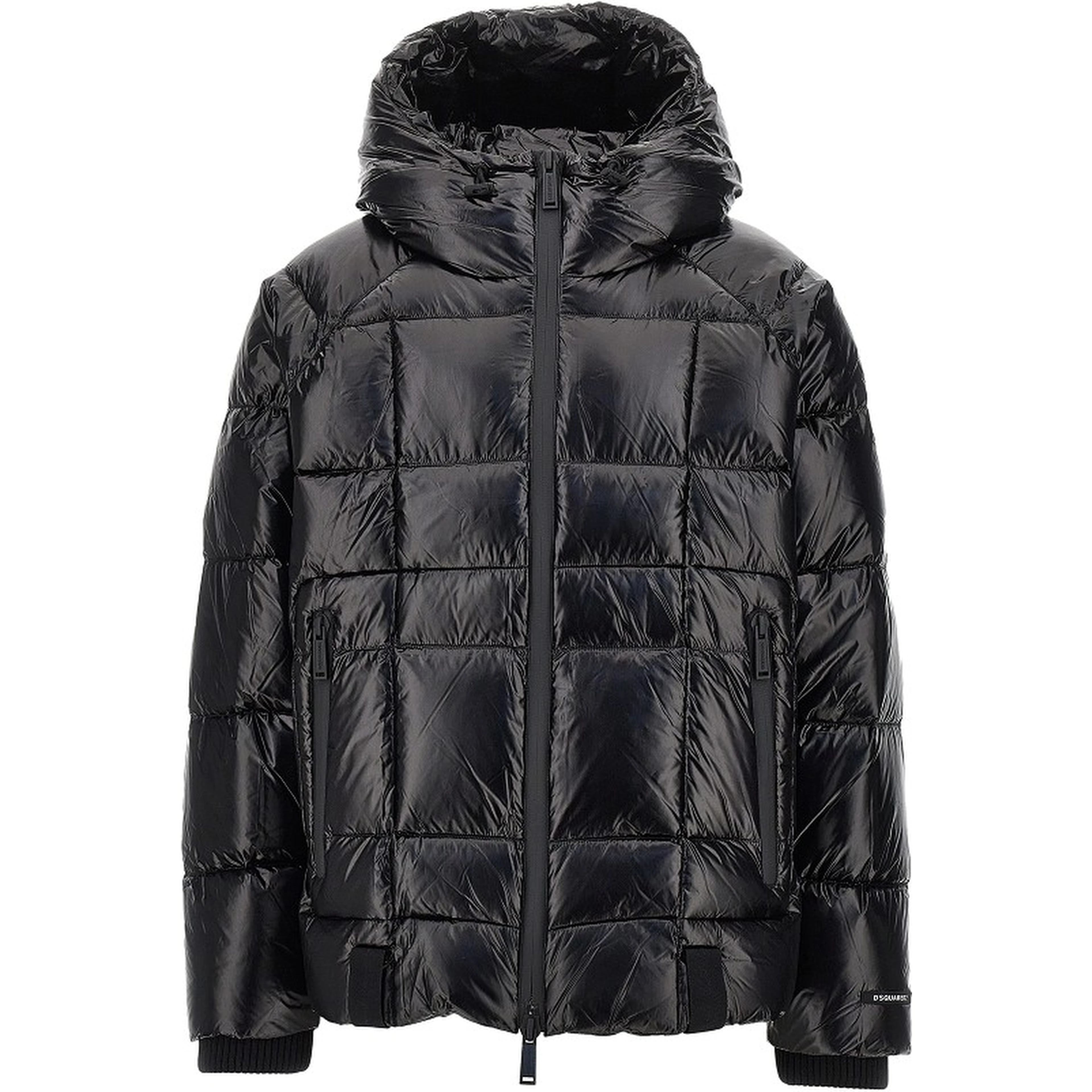 Quilted and padded nylon downjacket