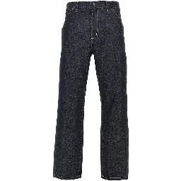 'Single Knee' denim pants
