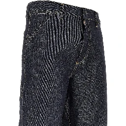'Single Knee' denim pants