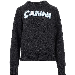 Cotton and wool-blend sweater