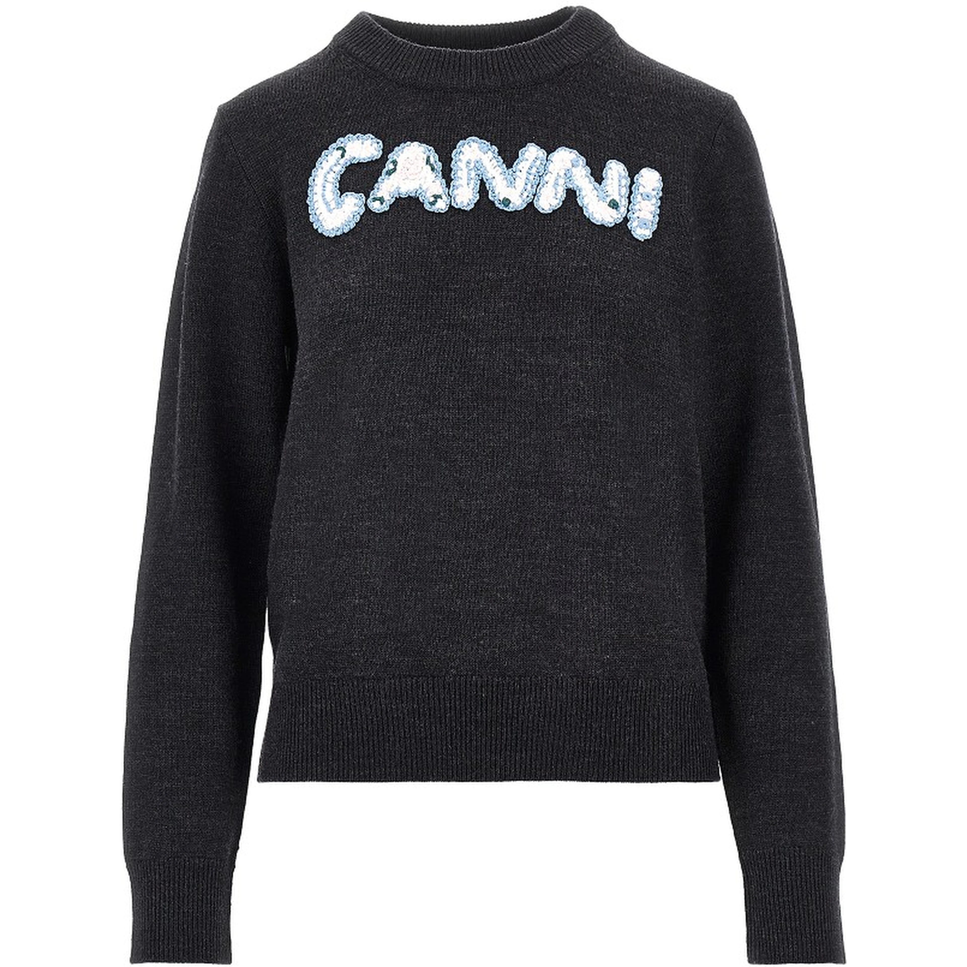 Cotton and wool-blend sweater