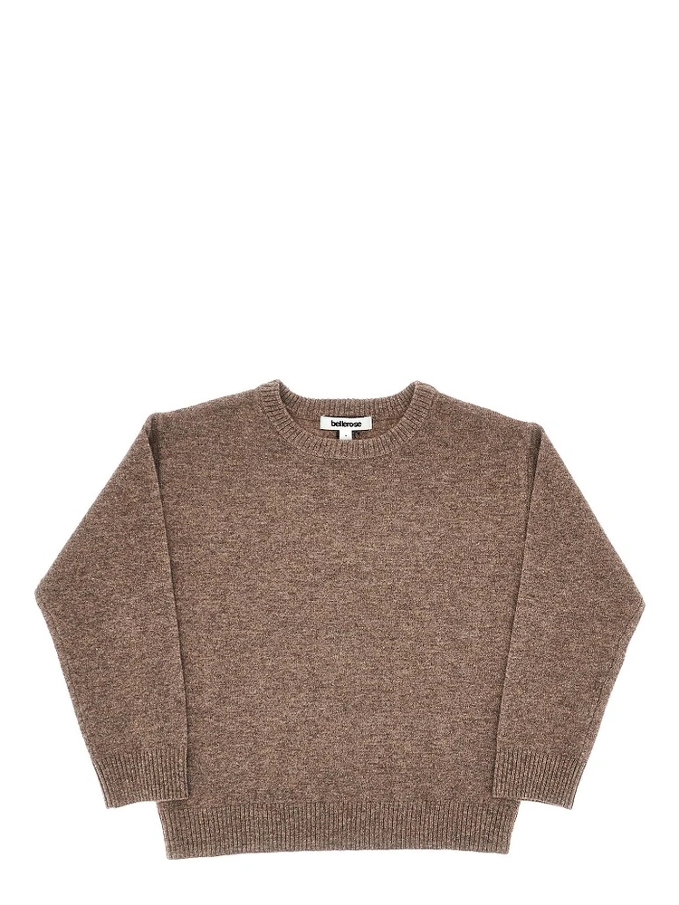 Crewneck knitted sweater