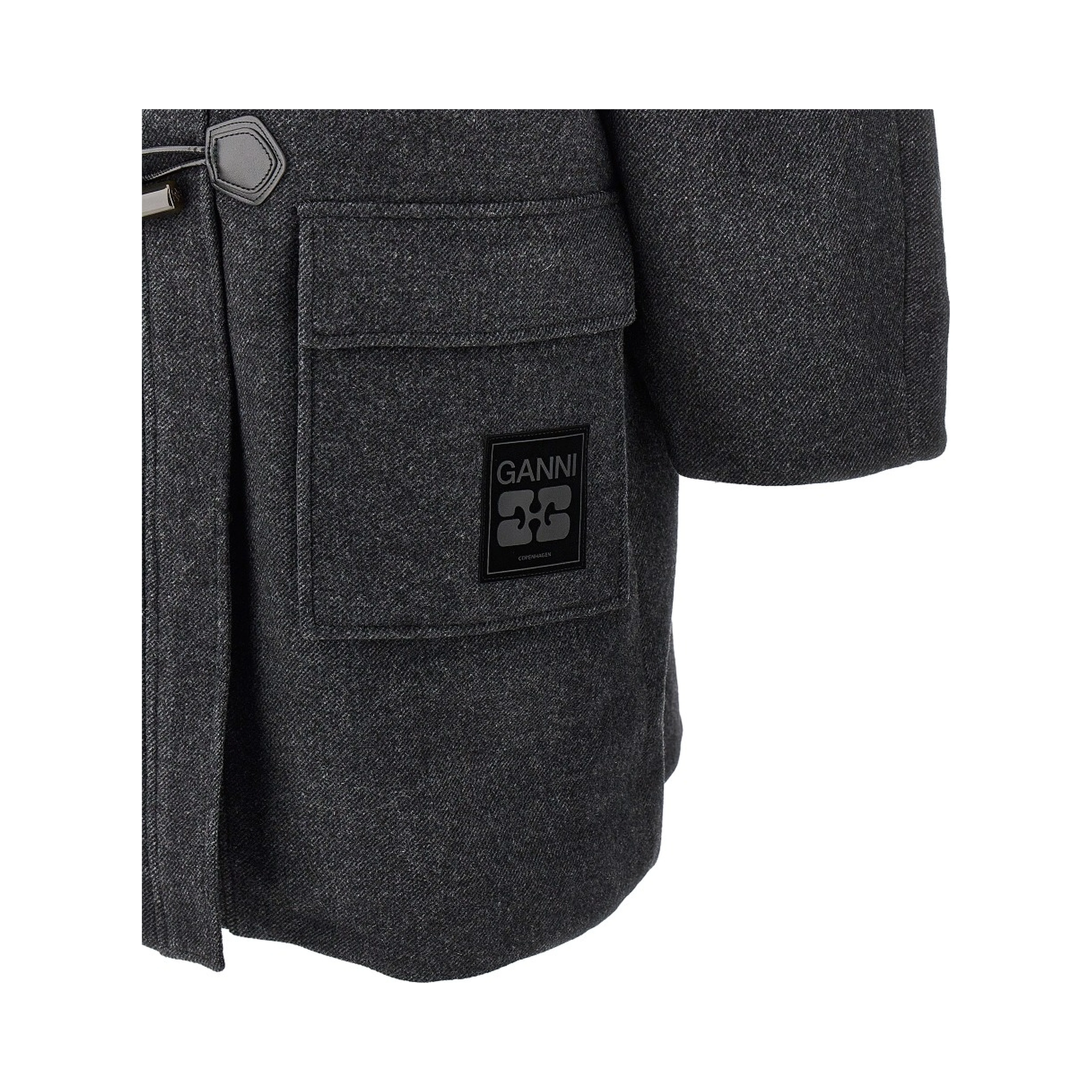 Wool-blend coat