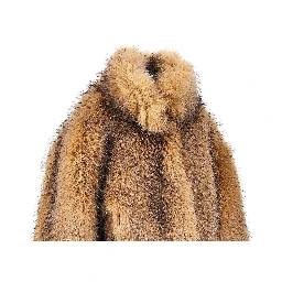 Faux fur cropped jacket