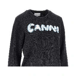 Cotton and wool-blend sweater