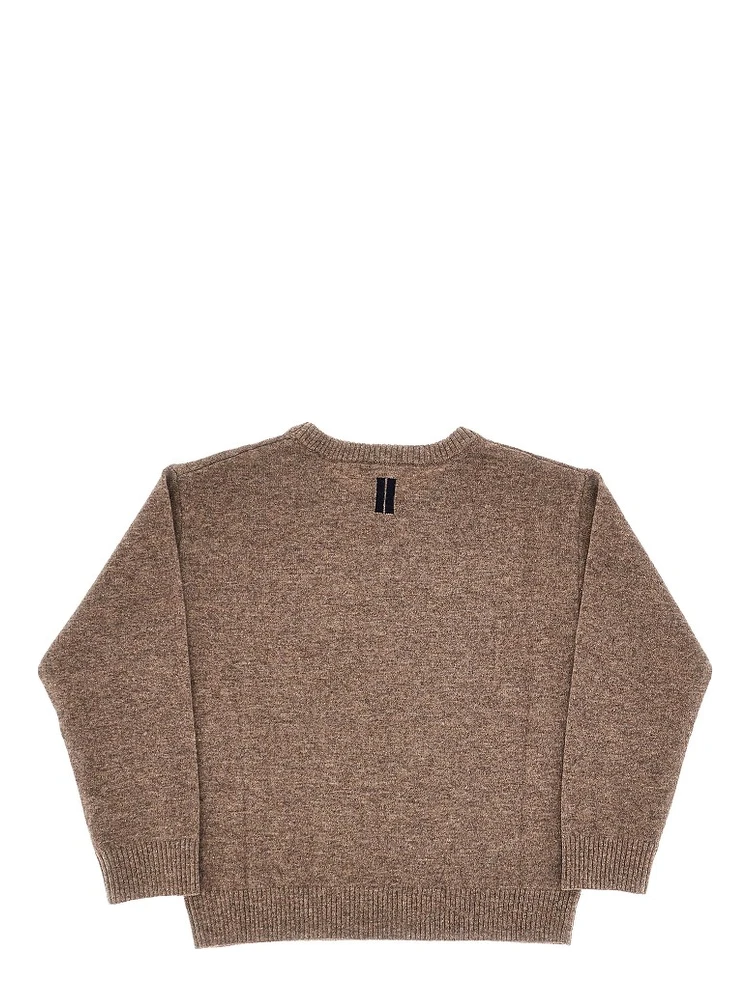 Crewneck knitted sweater alternative
