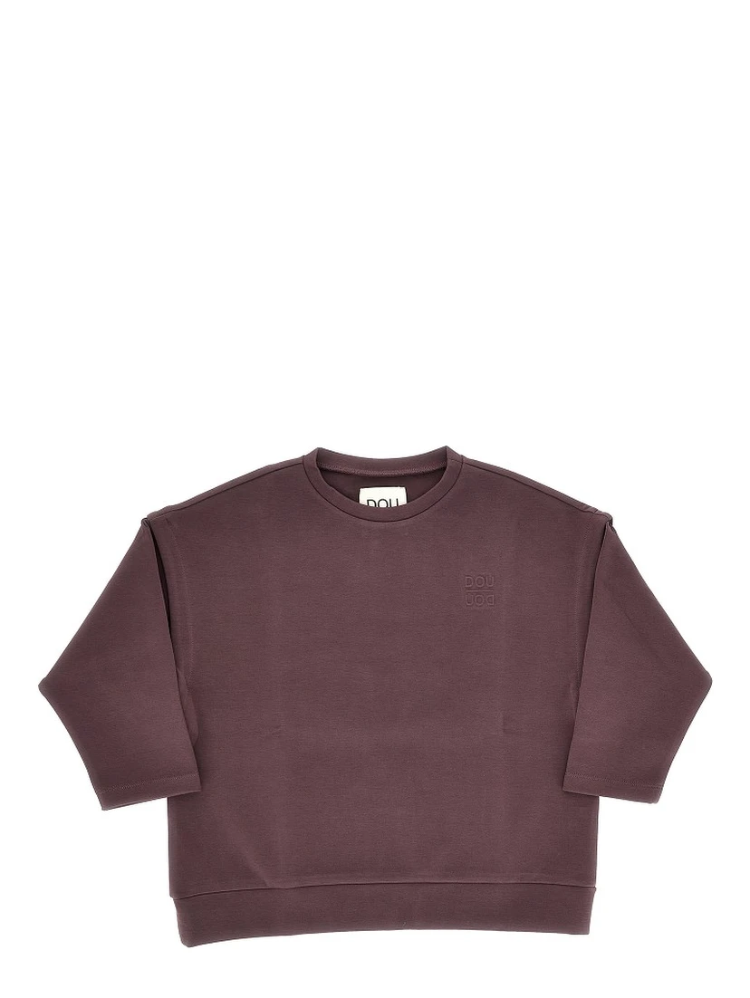 Technical jersey sweatshirt with logo