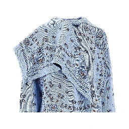 Sweater with Bandana jacquard motif