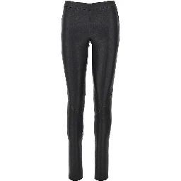 'Roche' stretch leather leggings