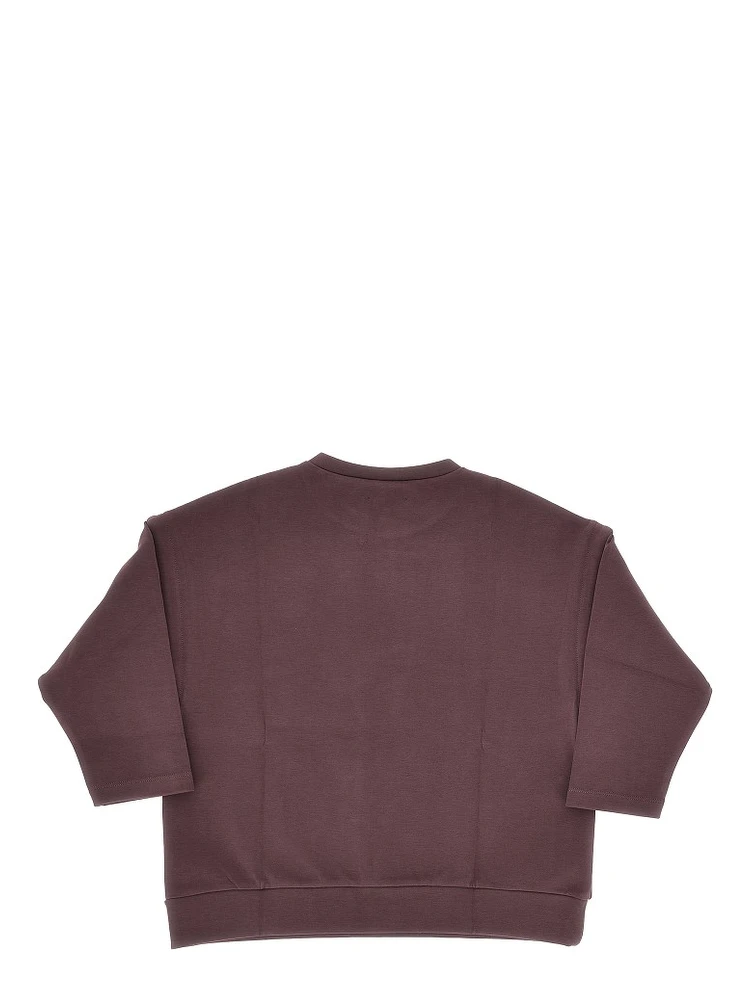 Technical jersey sweatshirt with logo alternative