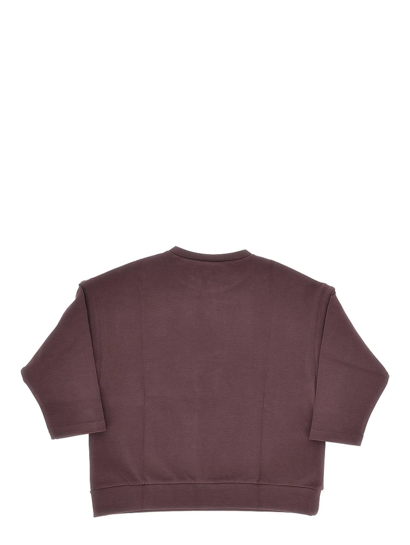 Technical jersey sweatshirt with logo