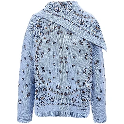 Sweater with Bandana jacquard motif