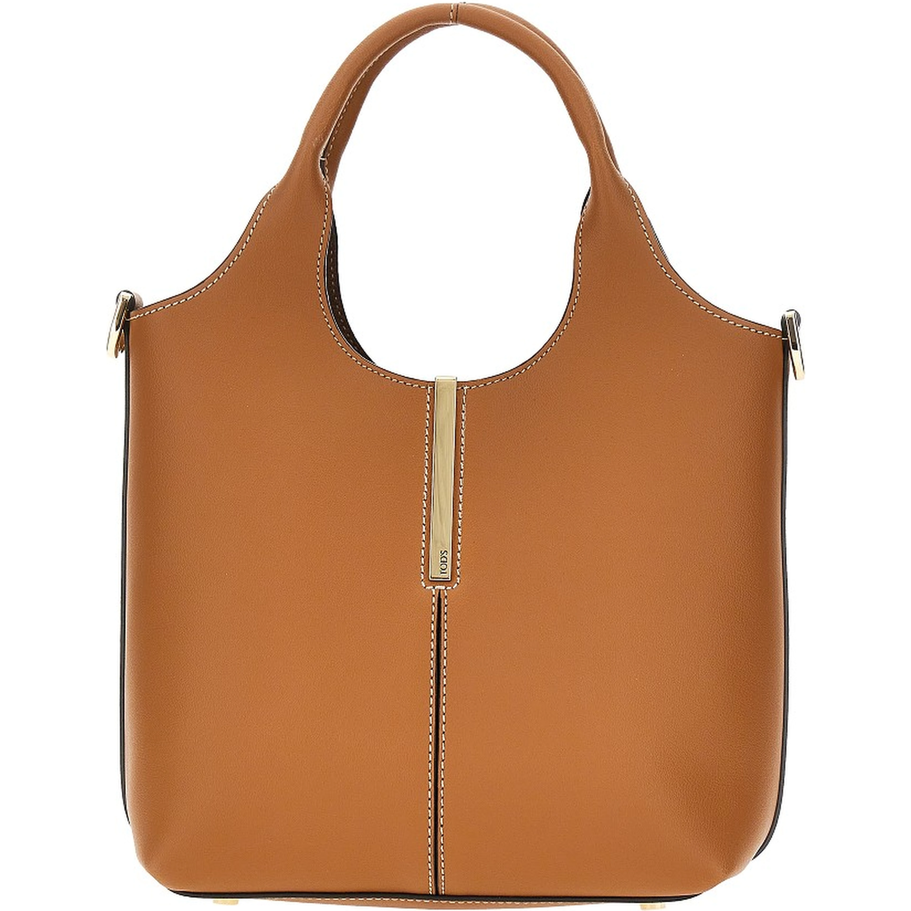 Leather mini Tote shopping bag