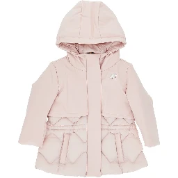 'Marlesse Hybrid' nylon downjacket