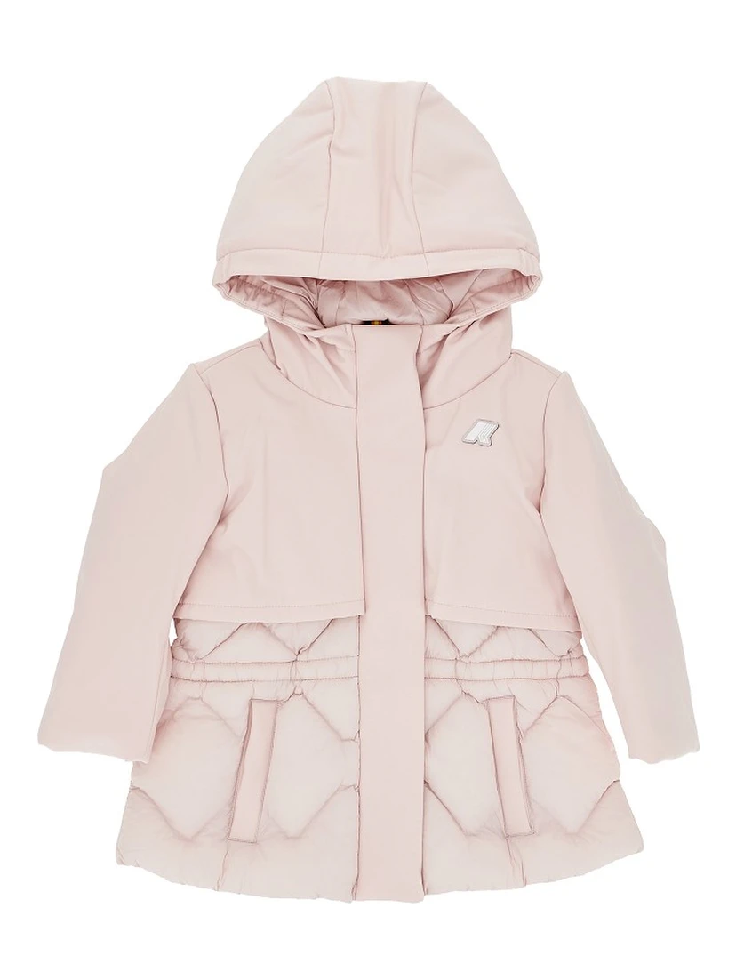'Marlesse Hybrid' nylon downjacket
