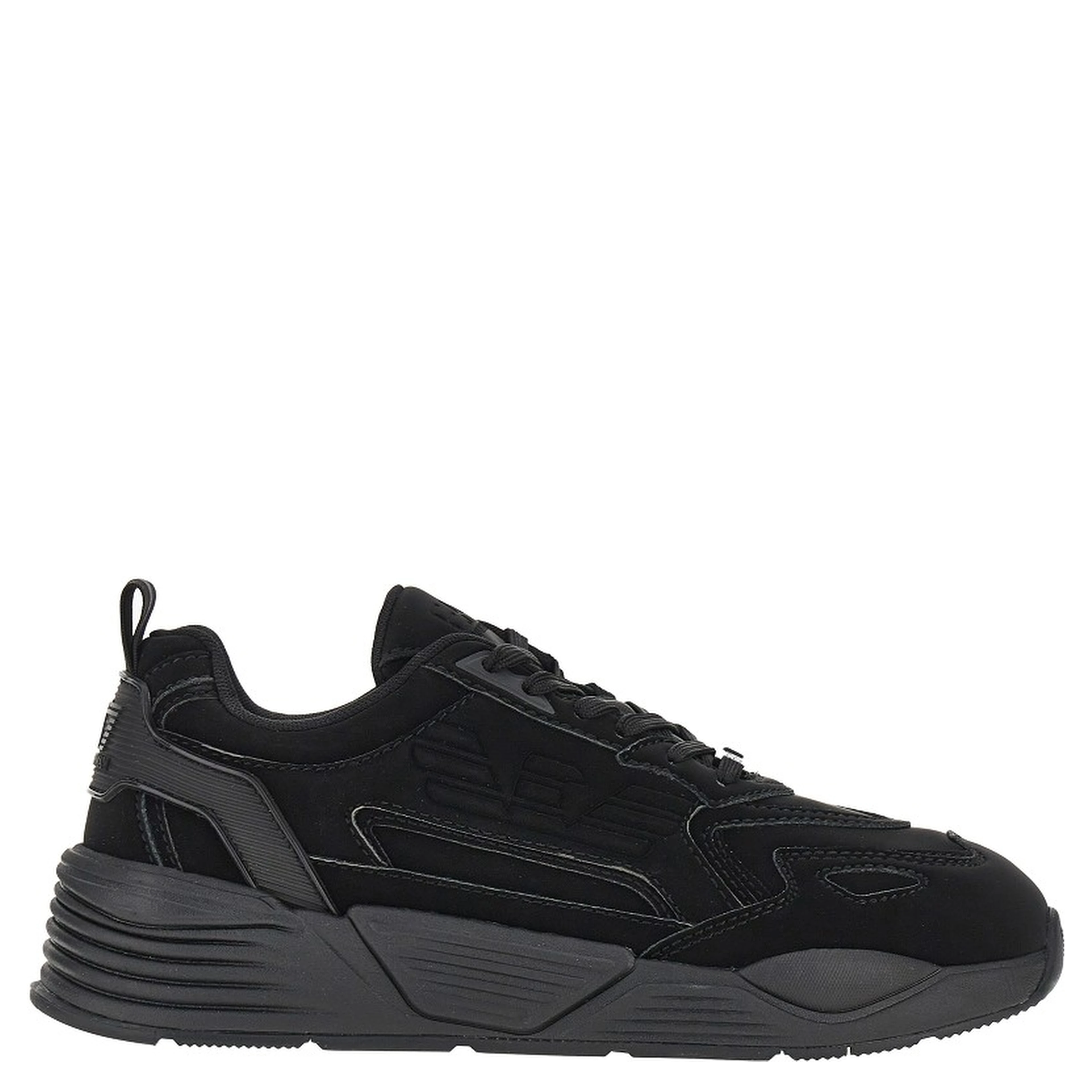 Coated nylon sneakers with Eagle logo