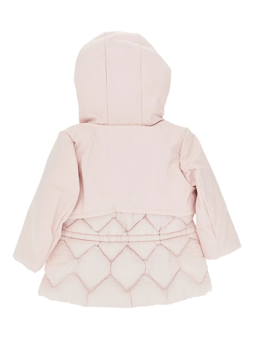 'Marlesse Hybrid' nylon downjacket