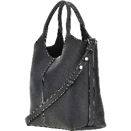 Leather small Tote shopping bag