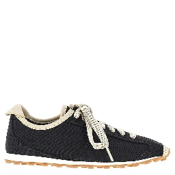 'Les Tennis' leather and canvas sneakers